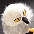 Мягкая игрушка - Белая сова, размер 19 х 16 см.  - миниатюра №3